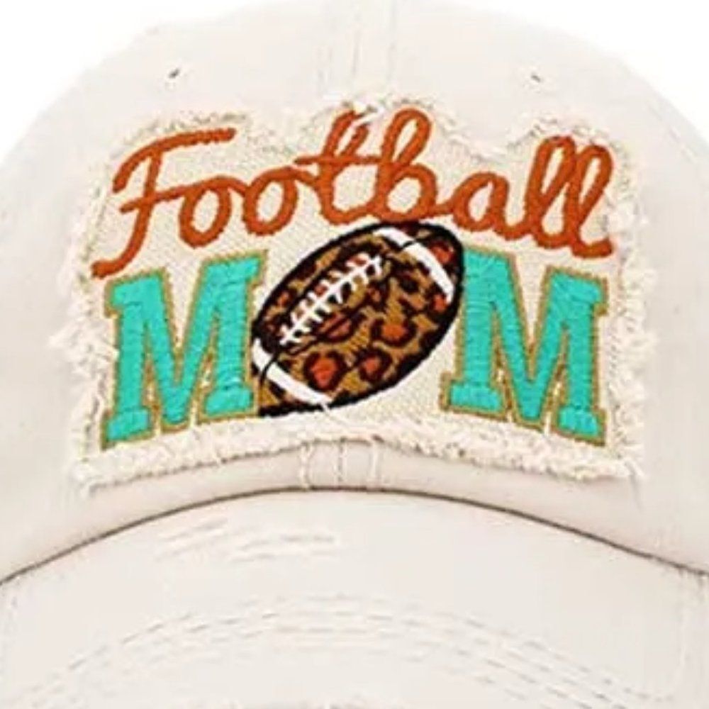 Off White Football Mom Baseball Cap - Picture 3 of 6